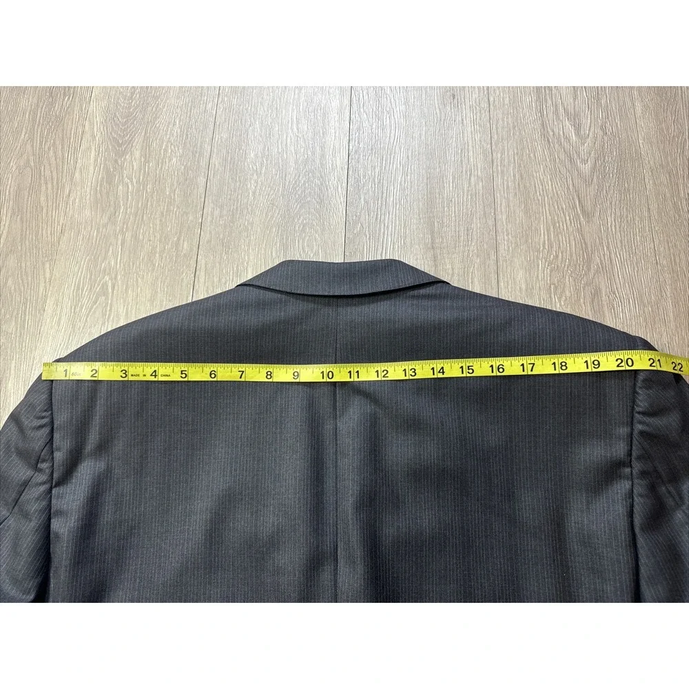 46L Ermenegildo Zegna 15 Milmil 15 Sport Coat Blazer Jacket Men's Gray Saks‎